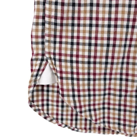 SUITSUPPLY Ford Washed Shirt Cotton Two Ply Check EXTRA SLIM FIT Size 43 - 17 - Picture 4 of 10